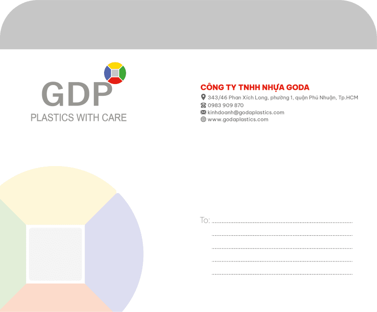 thiết kế bao thư godaplastics