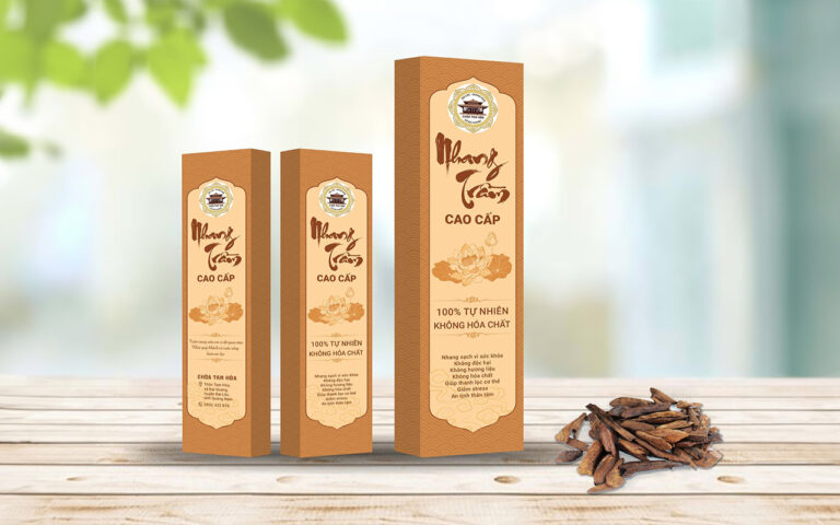 thiết kế, sản xuất bao bì nhang