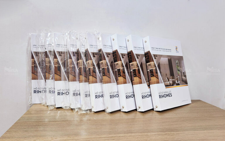 Thiết kế in ấn bìa hồ sơ giá đẹp